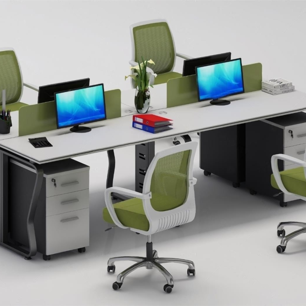  办公桌椅3D模型